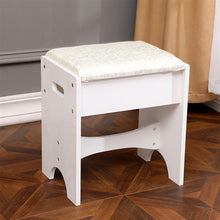 将图片加载到图库查看器,【FCH】Flip Single Mirror Double Drawers Straight Feet Dresser White