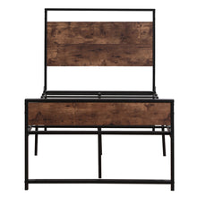 将图片加载到图库查看器,Twin Iron Bed With FootBed Black