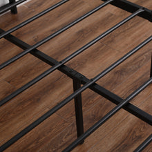 将图片加载到图库查看器,Twin Iron Bed With FootBed Black