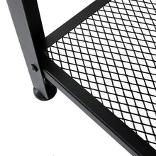 将图片加载到图库查看器,Stylish Steel And Wood Side Table