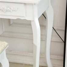 将图片加载到图库查看器,FCH LED Single Mirror 4 Drawer Dresser White