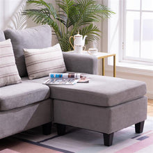 将图片加载到图库查看器,Double Chaise Longue Combination Sofa Light Grey