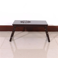 将图片加载到图库查看器,53cm Fashionable Sunflower Engraving Pattern Adjustable Bamboo Computer Desk Coffee