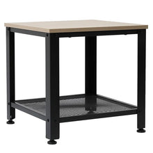 将图片加载到图库查看器,Stylish Steel And Wood Side Table