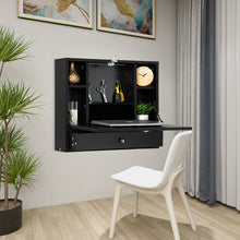 将图片加载到图库查看器,Density Board with Triamine Wall Built-up Computer Desk Black