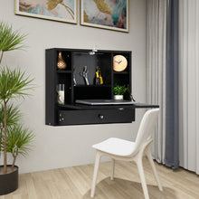 将图片加载到图库查看器,Density Board with Triamine Wall Built-up Computer Desk Black