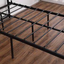 将图片加载到图库查看器,Twin Iron Bed With FootBed Black