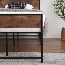 将图片加载到图库查看器,Twin Iron Bed With FootBed Black