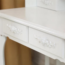 将图片加载到图库查看器,FCH LED Single Mirror 4 Drawer Dresser White