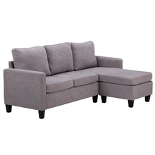 将图片加载到图库查看器,Double Chaise Longue Combination Sofa Light Grey