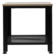 将图片加载到图库查看器,Stylish Steel And Wood Side Table