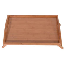 将图片加载到图库查看器,Simple Bamboo Tea Table Wood Color