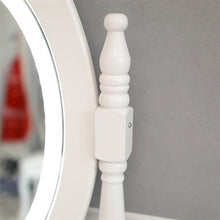 将图片加载到图库查看器,FCH LED Single Mirror 4 Drawer Dresser White