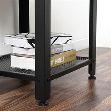 将图片加载到图库查看器,Stylish Steel And Wood Side Table