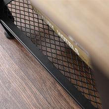 将图片加载到图库查看器，Stylish Steel And Wood Side Table
