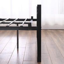 将图片加载到图库查看器，Twin Iron Bed With FootBed Black
