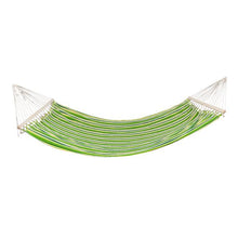 将图片加载到图库查看器，Stylish Printing Style Hammock Beach Swing Double Beds for Outdoor Camping Travel Green

