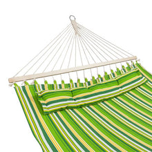 将图片加载到图库查看器，Stylish Printing Style Hammock Beach Swing Double Beds for Outdoor Camping Travel Green

