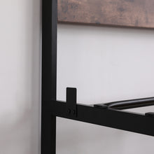 将图片加载到图库查看器，Twin Iron Bed With FootBed Black
