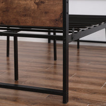 将图片加载到图库查看器，Twin Iron Bed With FootBed Black
