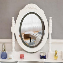 将图片加载到图库查看器，FCH LED Single Mirror 4 Drawer Dresser White
