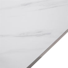 将图片加载到图库查看器，Marble Dining Table [120x74x76cm] White

