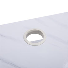 将图片加载到图库查看器，Marble Iron Foot Computer Table [103x55x80cm] White
