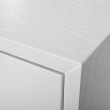 将图片加载到图库查看器，Bedroom iron dresser solid wood makeup desk storage cabinet white
