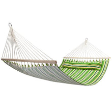 将图片加载到图库查看器，Stylish Printing Style Hammock Beach Swing Double Beds for Outdoor Camping Travel Green
