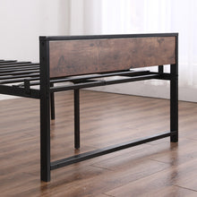 将图片加载到图库查看器，Twin Iron Bed With FootBed Black
