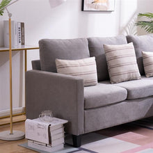 将图片加载到图库查看器，Double Chaise Longue Combination Sofa Light Grey
