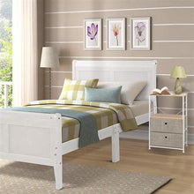 将图片加载到图库查看器，Nightstand 2-Drawer Shelf Storage - Bedside Furniture &amp; Accent End Table Chest For Home, Bedroom, Office, College Dorm, Steel Frame, Wood Top, Easy Pull Fabric Bins, Linen / Natural
