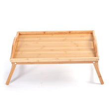 将图片加载到图库查看器，Simple Bamboo Tea Table Wood Color
