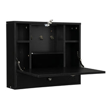 将图片加载到图库查看器，Density Board with Triamine Wall Built-up Computer Desk Black
