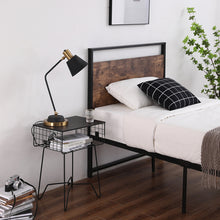 将图片加载到图库查看器，Twin Iron Bed With FootBed Black
